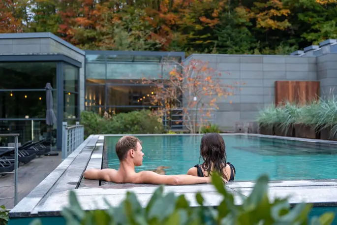 2 gæster i udendørs Thalasso